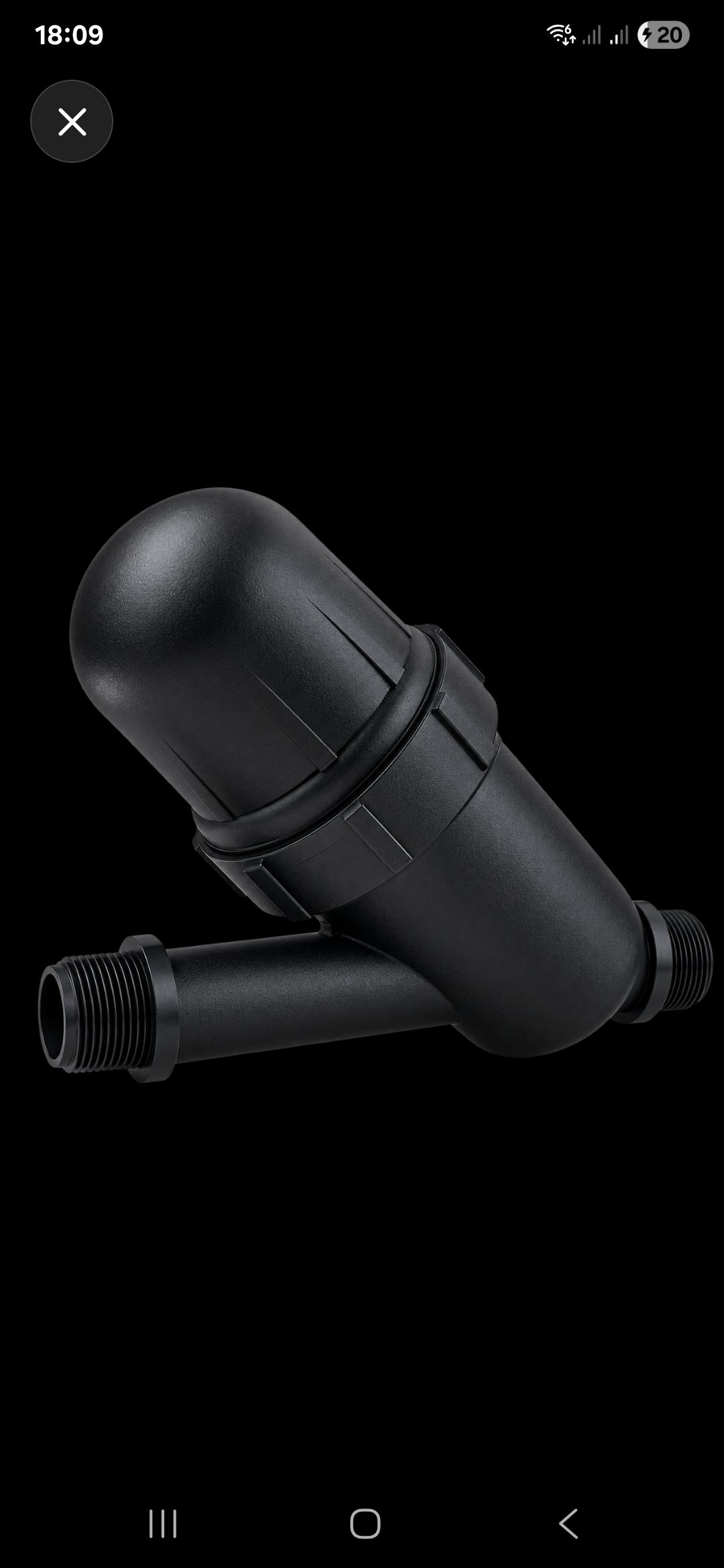 Wasserfilter mit 120mesh Filter