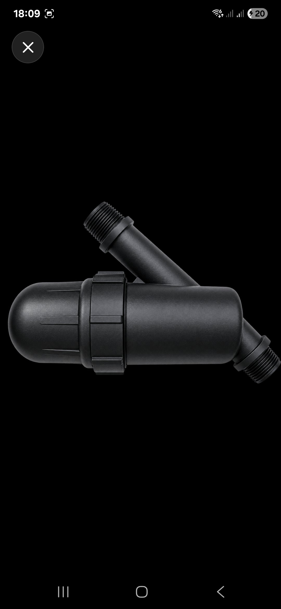Wasserfilter mit 120mesh Filter