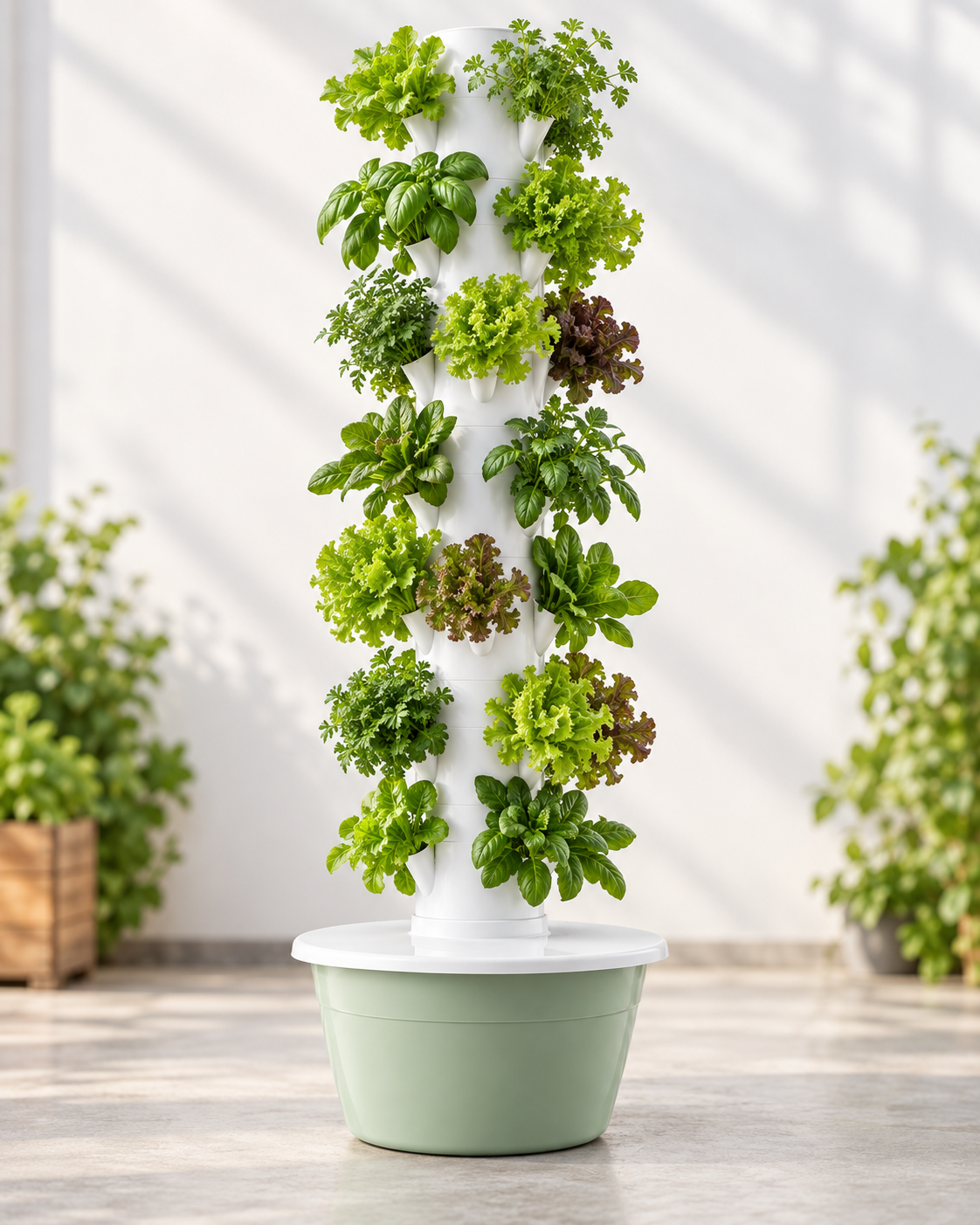Hydro Turm - 5 Ebenen- 20 Fächer 30l